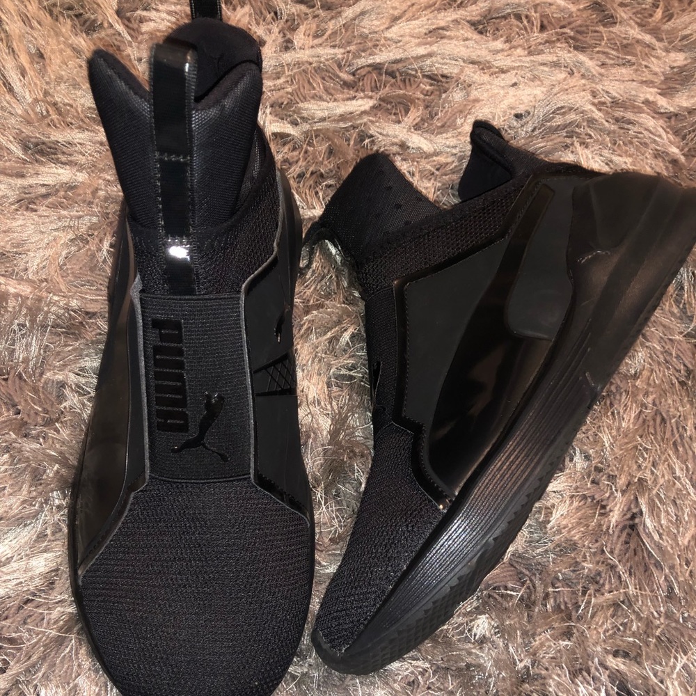 Puma x Kylie Jenner Fierce Core black shoes